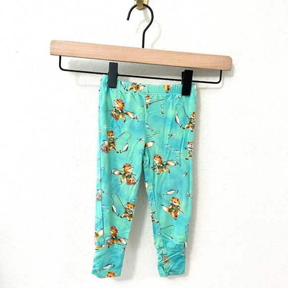 Posh Peanut Fox Fishing Arlo Pajama Pants Size 12-18 M - Picture 2 of 5